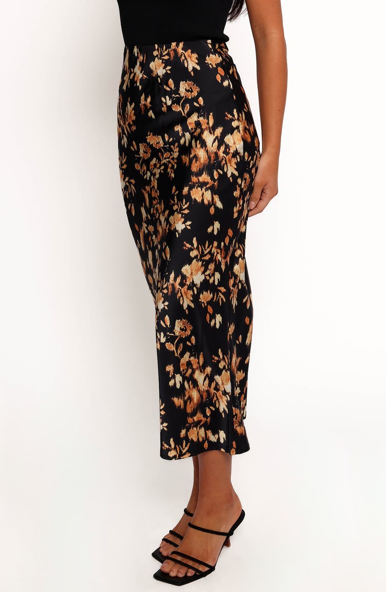Petal & Pup Kenna Satin Midi Skirt, Alternate, color, 
