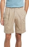 Berle Charleston Khakis Pleated Chino Shorts