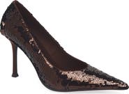 Jeffrey Campbell Risk Sequin Pointed Toe Pump