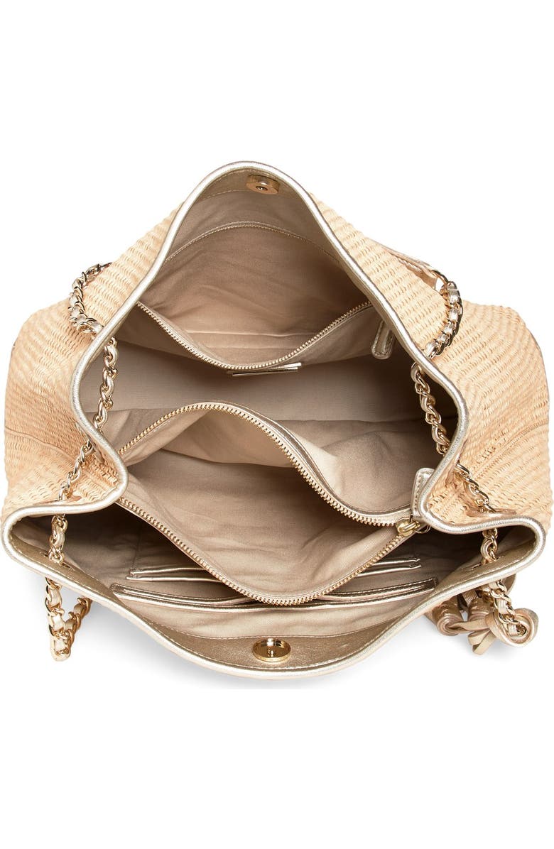 Tory Burch 'Thea' Straw Tote, Alternate, color,
