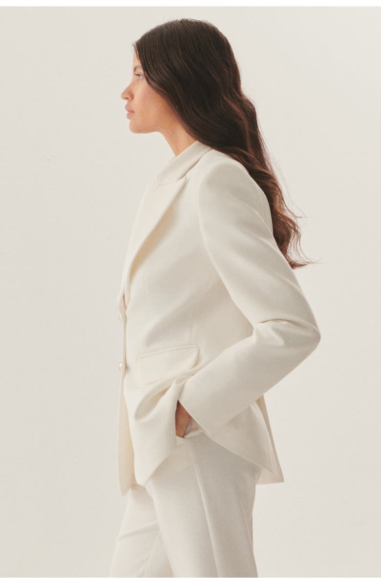 Exquise River Fitted Blazer, Alternate, color, Beige