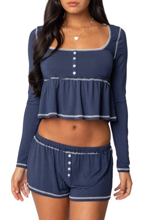 Arianne Long Sleeve Babydoll Top