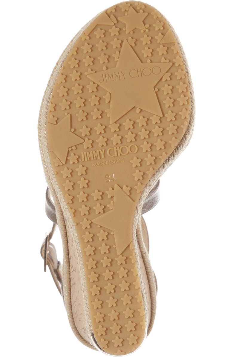 Jimmy Choo Portia Wedge Platform Sandal, Alternate, color,