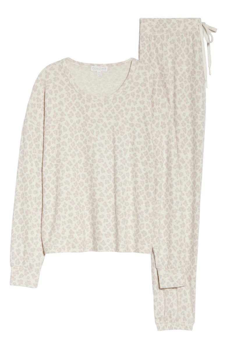 PJ Salvage Just Peachy Pajamas, Alternate, color, 