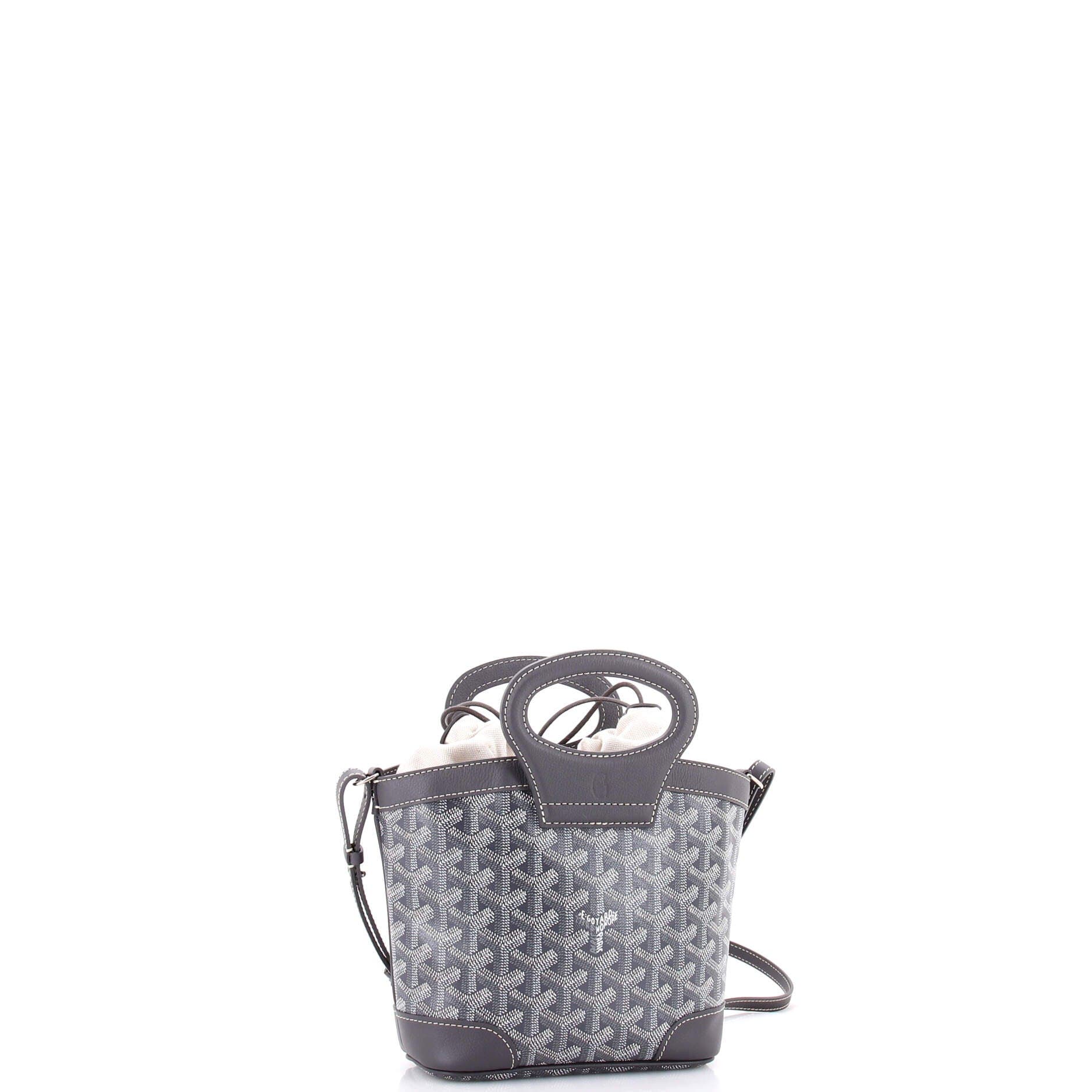 Pre-Owned Goyard Beluga Bag Coated Canvas Mini, Alternate, color, Gray