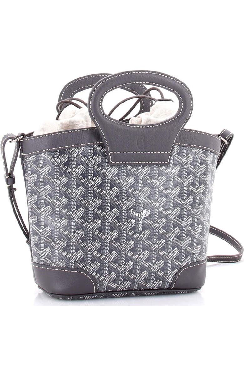Pre-Owned Goyard Beluga Bag Coated Canvas Mini, Alternate, color, Gray