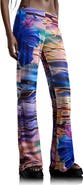 Desigual Allover Print Flare Pants