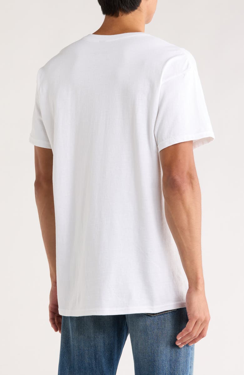 RIOT SOCIETY Forty Rose Embroidered T-Shirt, Alternate, color, White