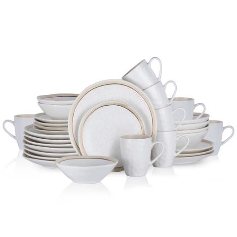 Clara Porcelain 32-Piece Dinnerware Set