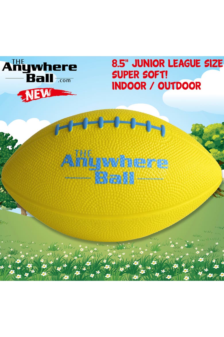 The Anywhere Ball  Foam Football, Alternate, color, Multicolored