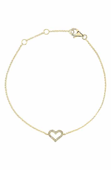 EFFY Diamond Heart Chain Bracelet