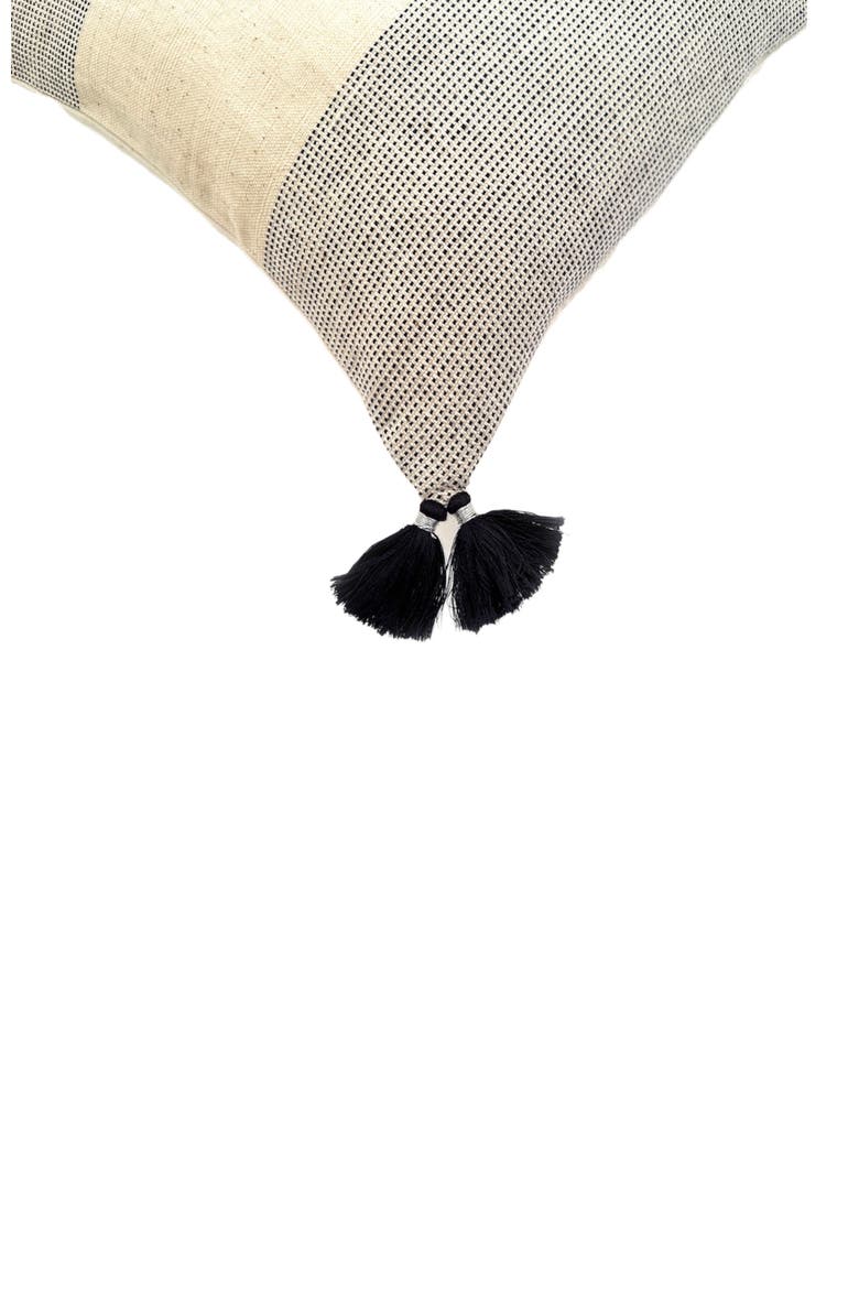 Koble Handwoven Pillow - Cover Only, Alternate, color, Natural / Black