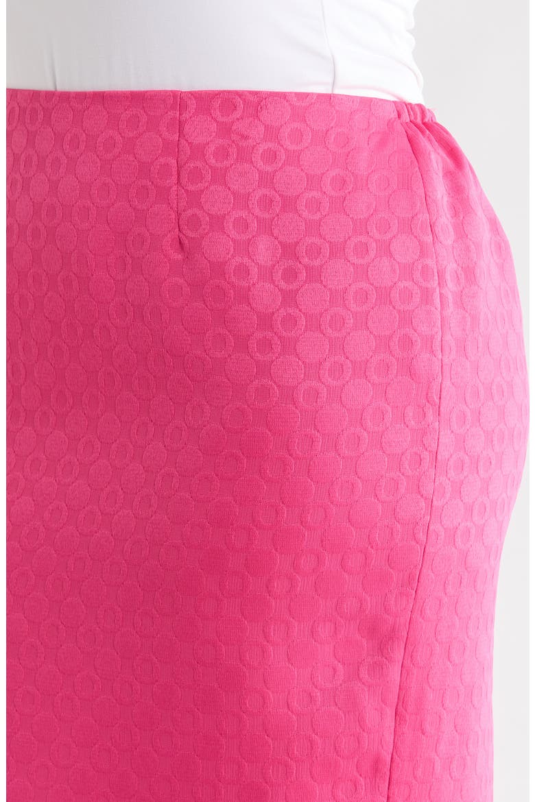 Textured Zip Pencil Skirt, Alternate, color, PINK PERFECTION