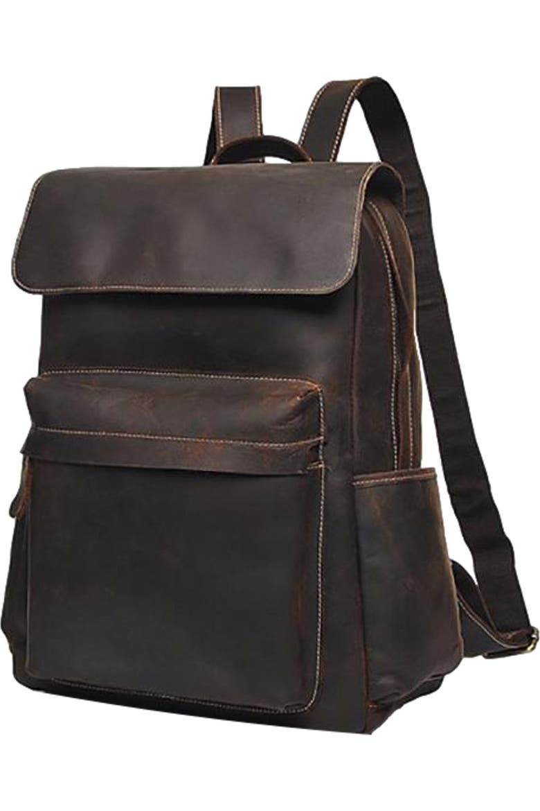 backpack vintage leather Small for Women Genuine Cowhide Daypack You can use it for your college Vintage Handmade Leather Backpack Travel