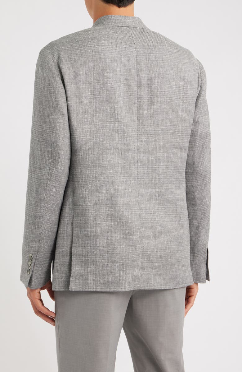 Vince Relaxed Fit Icon Stretch Linen, Wool & Silk Sport Coat, Alternate, color, Grey