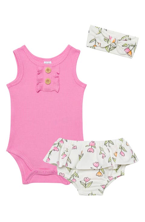 Bodysuit, Bloomers & Headband Set (Baby)
