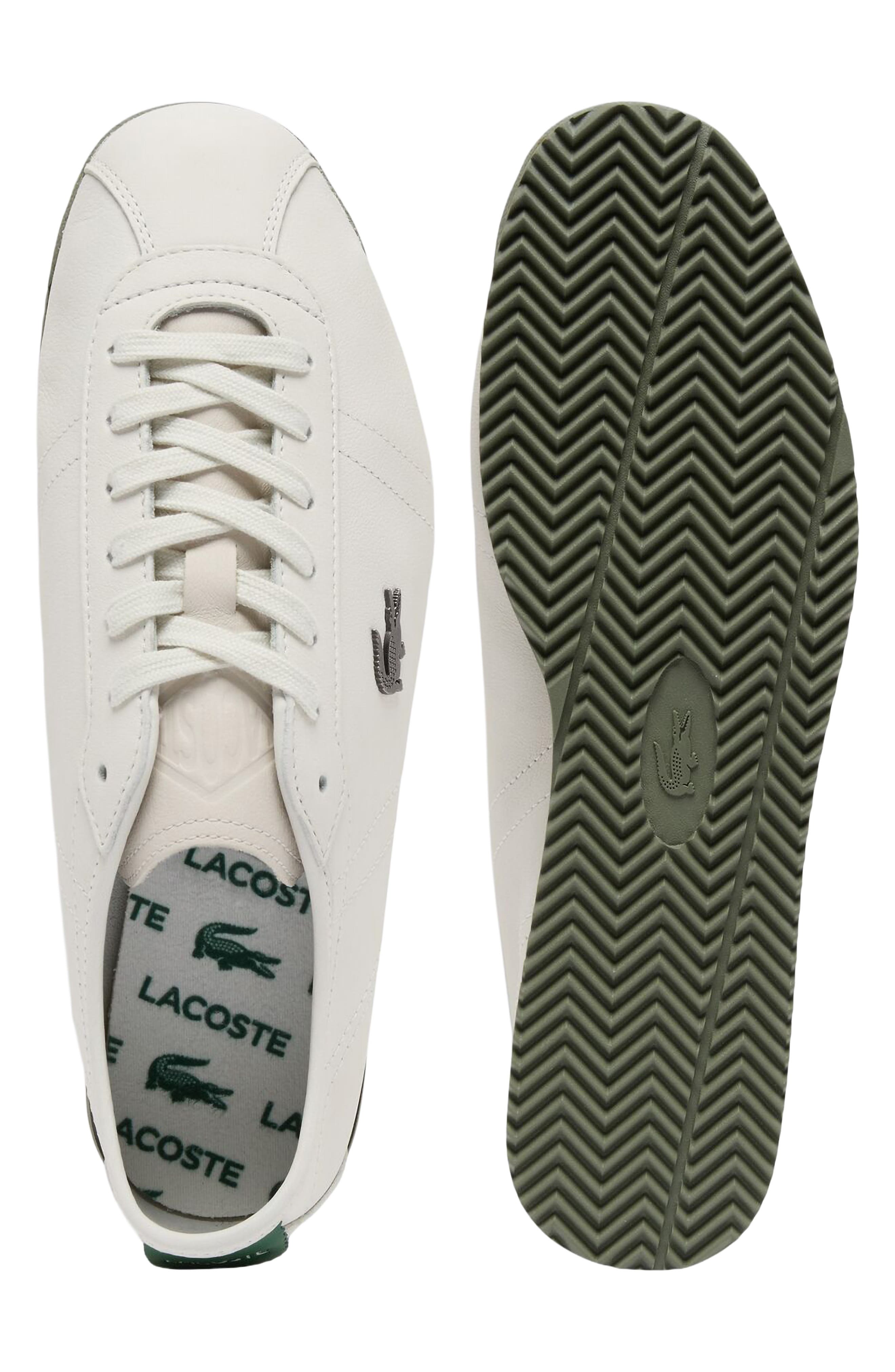 Club-Low Leather Sneaker, Alternate, color, OFF WHITE/ KHAKI
