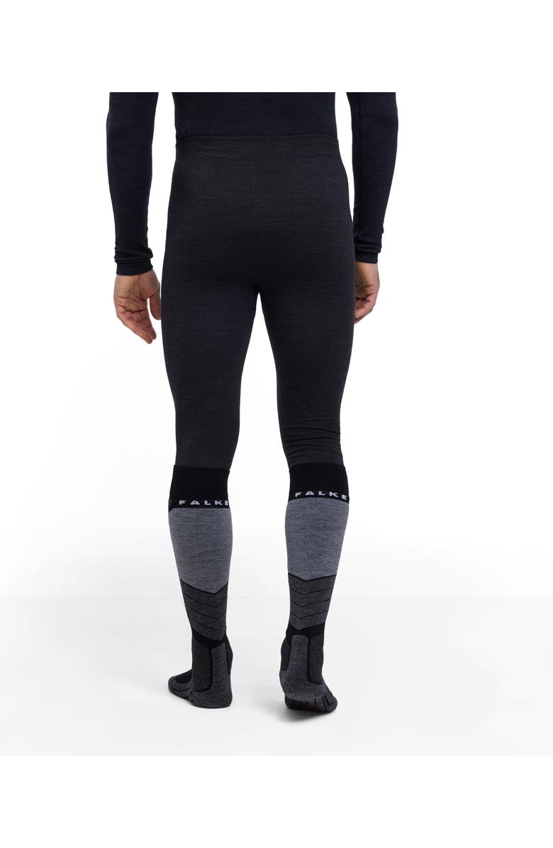 Falke Wool Tech Long Base Layer Bottom, Alternate, color, Black