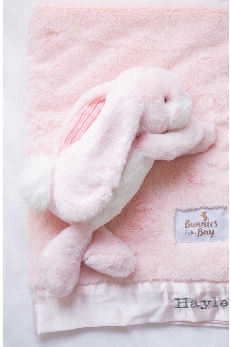 Little Nibble Blossom Bunny Plush Toy, Alternate, color, PINK
