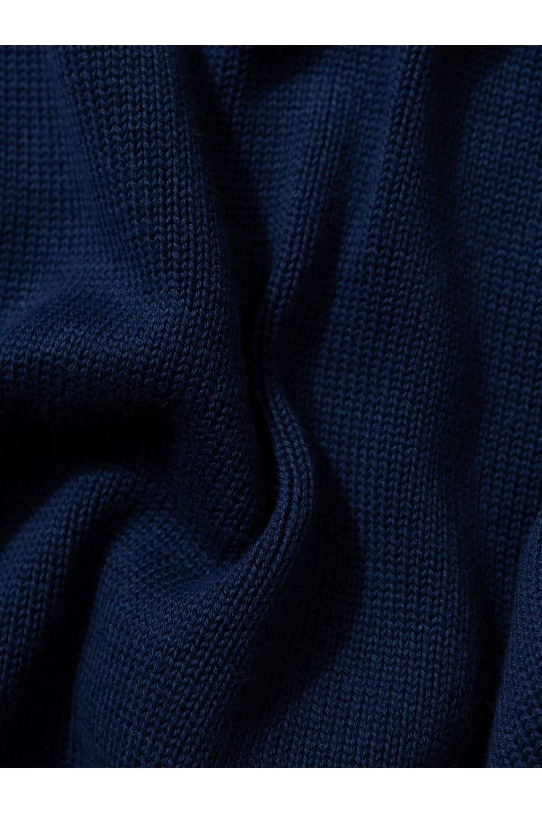 Signature Half Zip Sweater, Alternate, color, Plain Navy