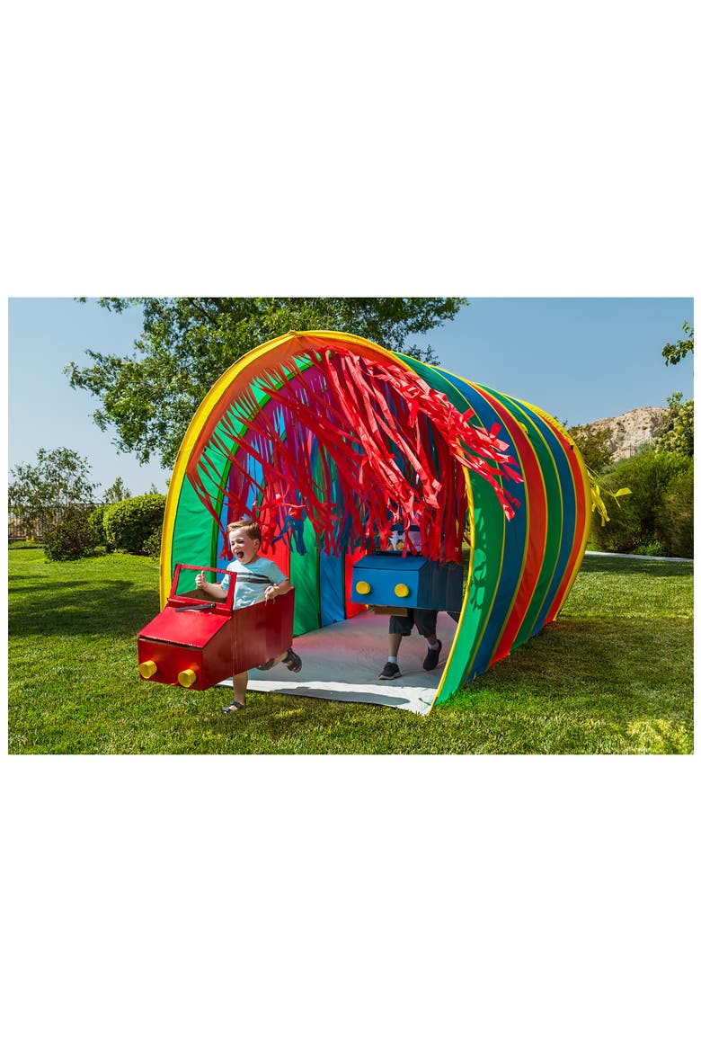 Giant Sensory 9.5-Foot Walk-Through Tunnel, Alternate, color, RED BLUE YELLOW