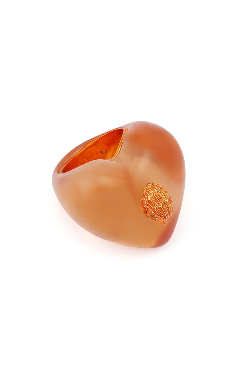 Kurt Geiger London Jelly Eagle Cocktail Ring, Alternate, color, Orange