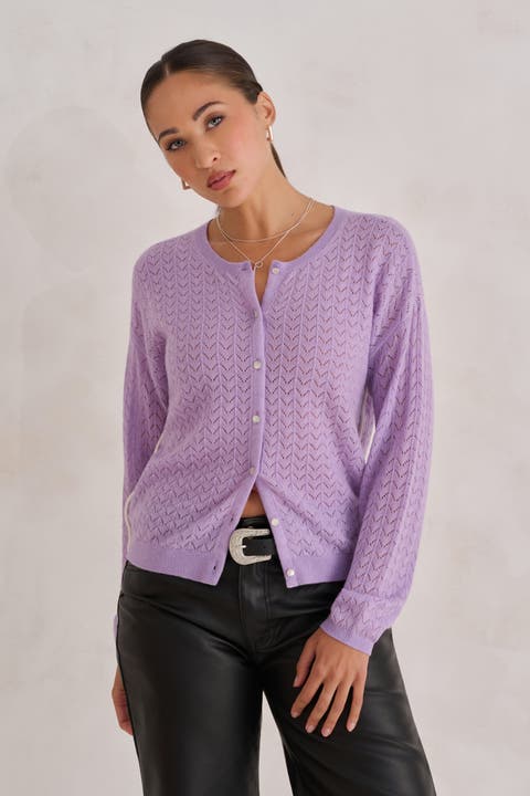 The Woodland Pointelle Cardigan