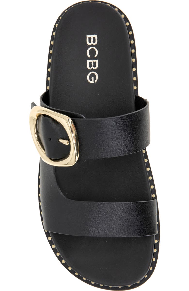 BCBG Tandra Slide Sandal, Alternate, color, Black