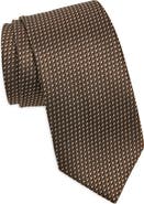TOM FORD Geo Jacquard Mulberry Silk Tie