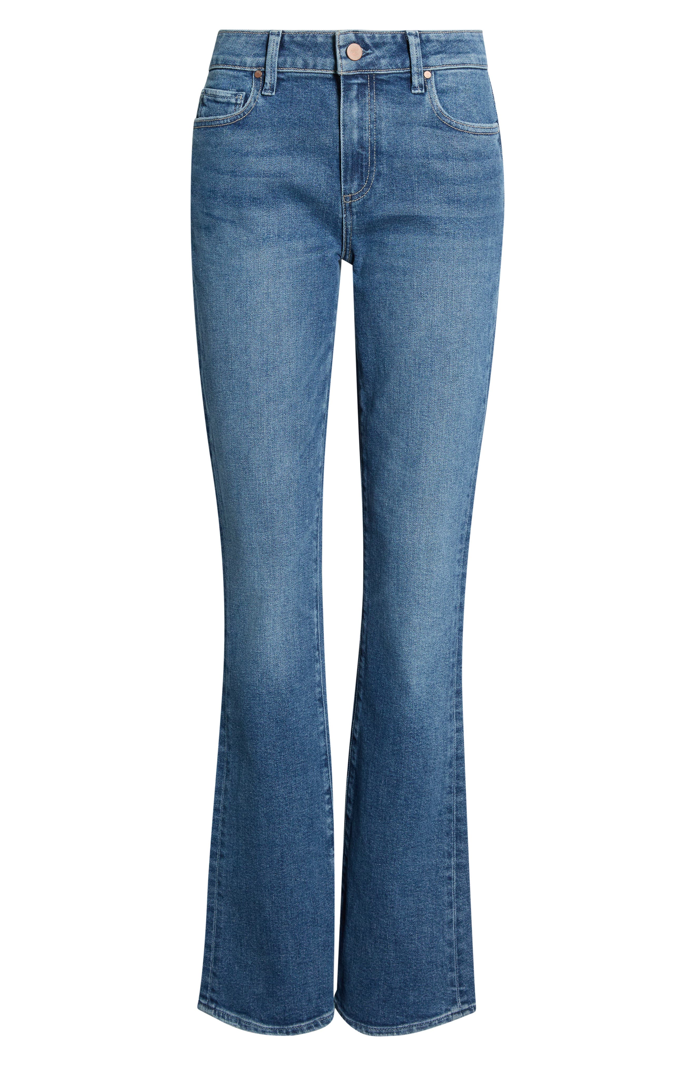PAIGE Manhattan High Waist Bootcut Jeans (Women) | Nordstrom