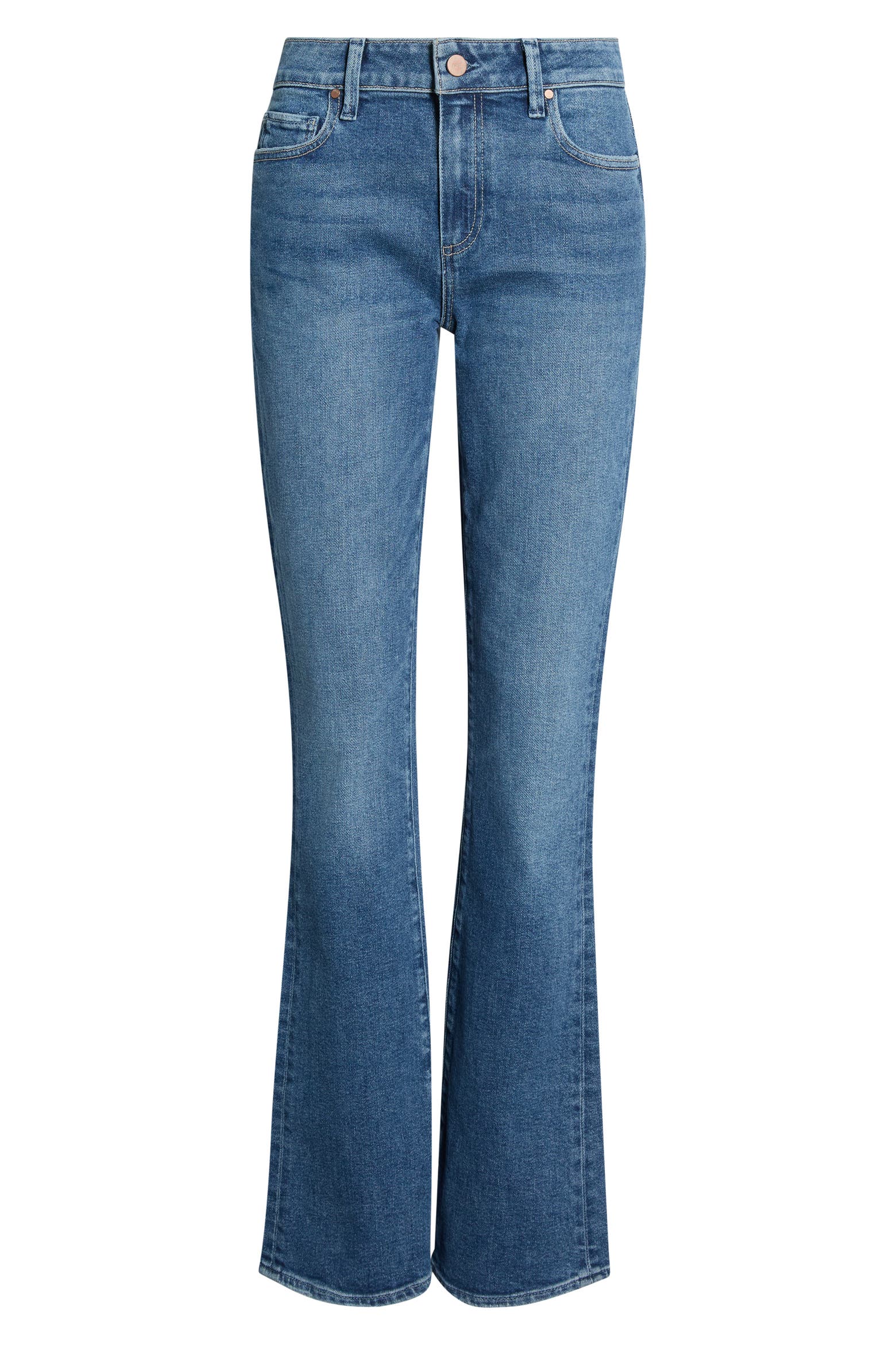 Manhayyan High Rise PAIGE Manhattan High Waist Bootcut Jeans (Women) | Nordstrom