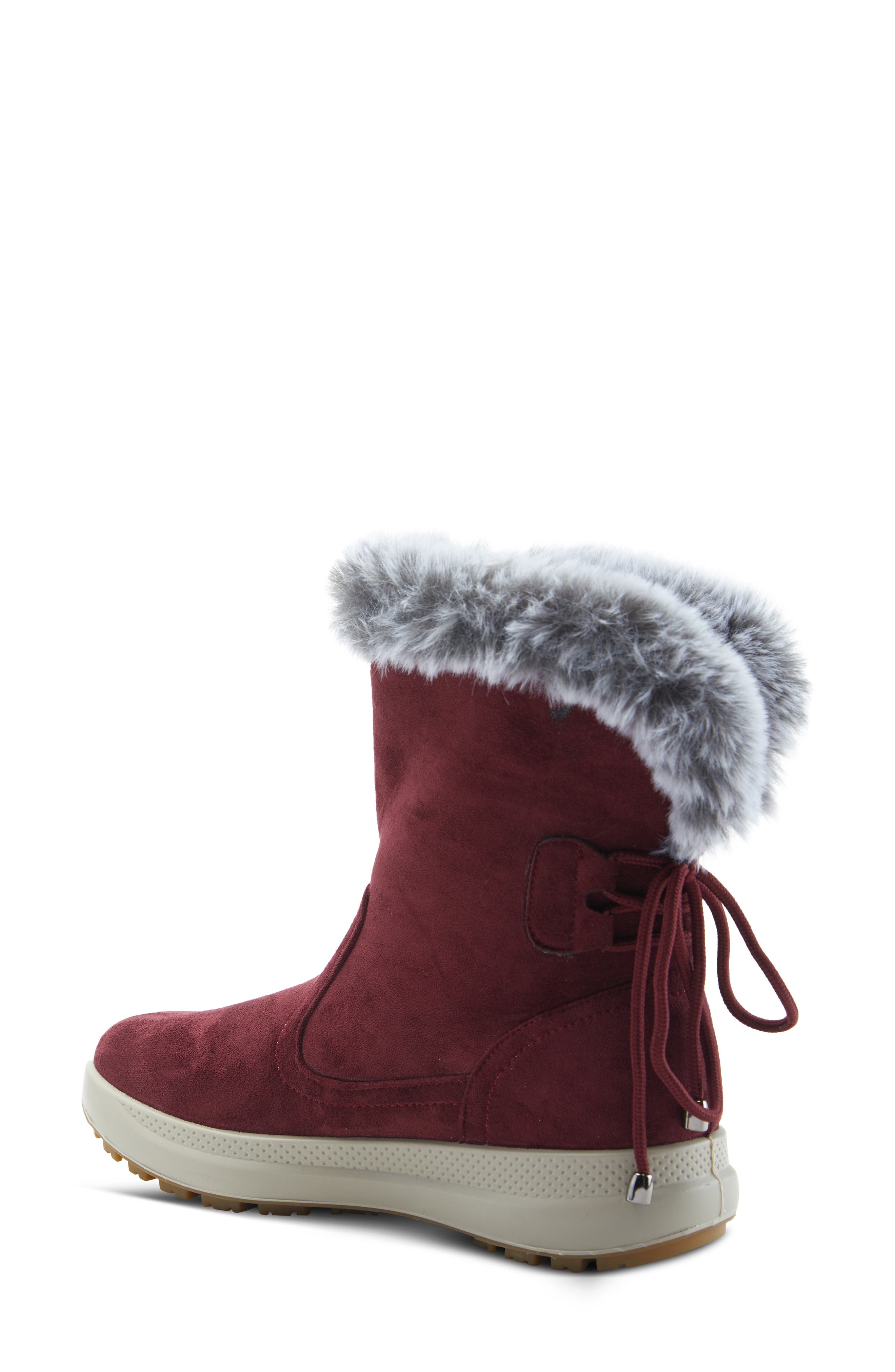 Flexus by Spring Step Snowbird Waterproof Faux Fur Boot, Alternate, color, 