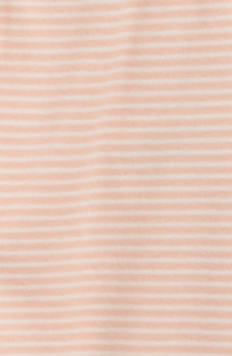 QUINCY MAE Kids' Stripe Organic Cotton Drawstring Pants, Alternate, color, Melon