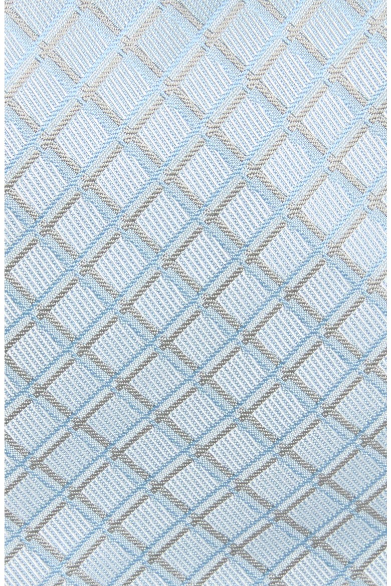 Geometric Silk Tie, Alternate, color, LIGHT BLUE