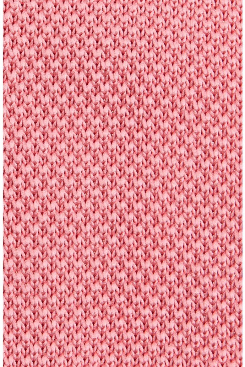 Pink Knit Silk Tie, Alternate, color, PINK