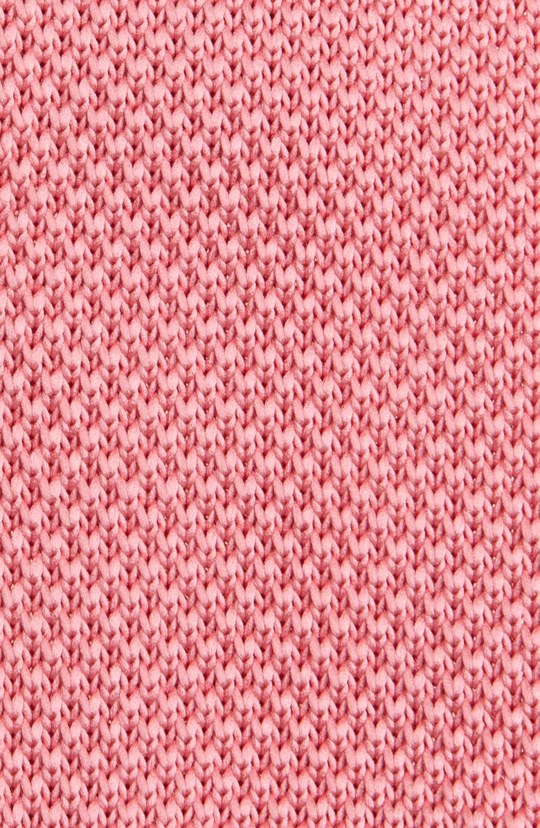 CLIFTON WILSON Pink Knit Silk Tie, Alternate, color, Pink