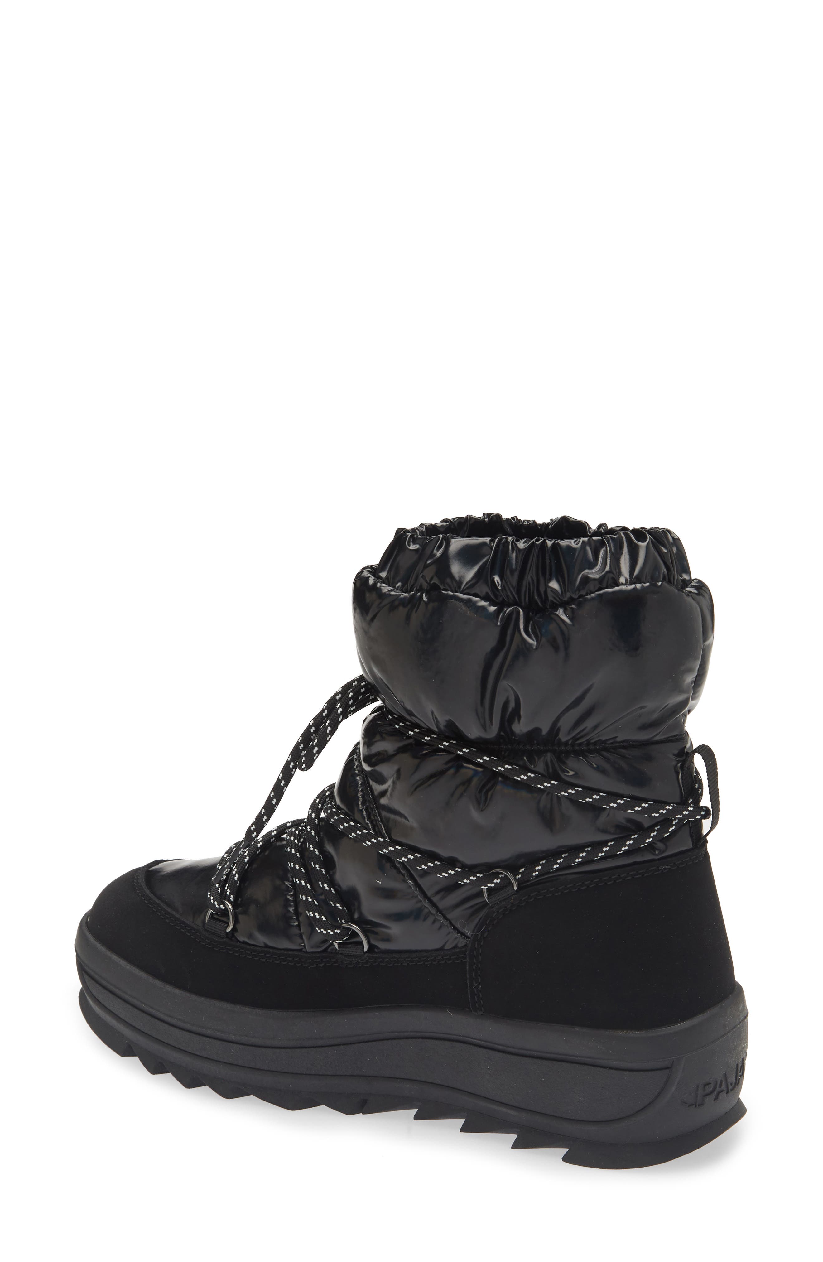 Pajar Taya Lace-Up Boot, Alternate, color, Black Iridescent