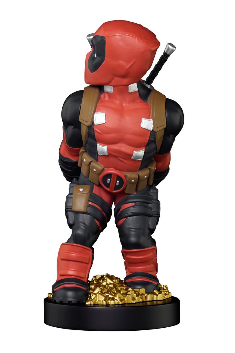 Marvel Deadpool Rear View Phone & Gaming Controller Holder, Alternate, color, Multicolored