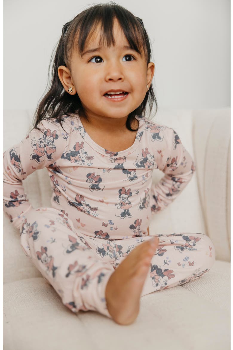 Minnie Mouse Fitted Two-Piece Pajamas, Alternate, color, MINNIE MOUSE