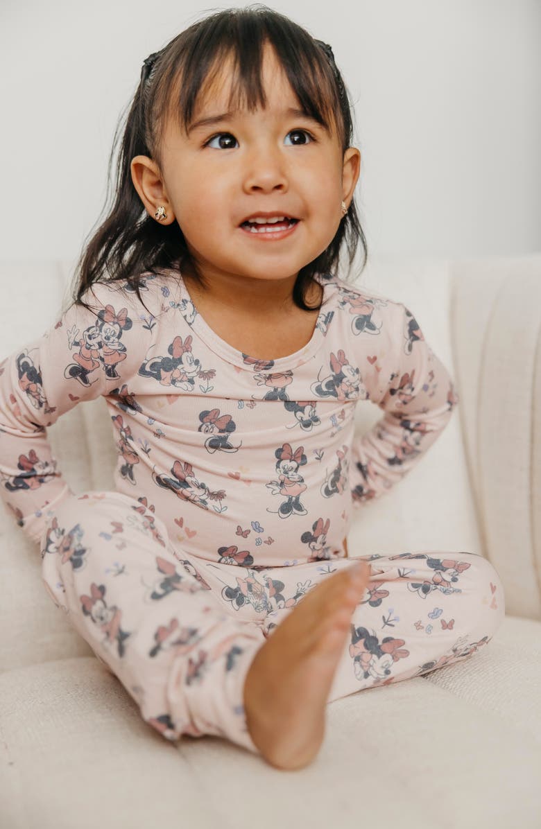 Copper Pearl Minnie Mouse Fitted Two-Piece Pajamas, Alternate, color, Minnie Mouse