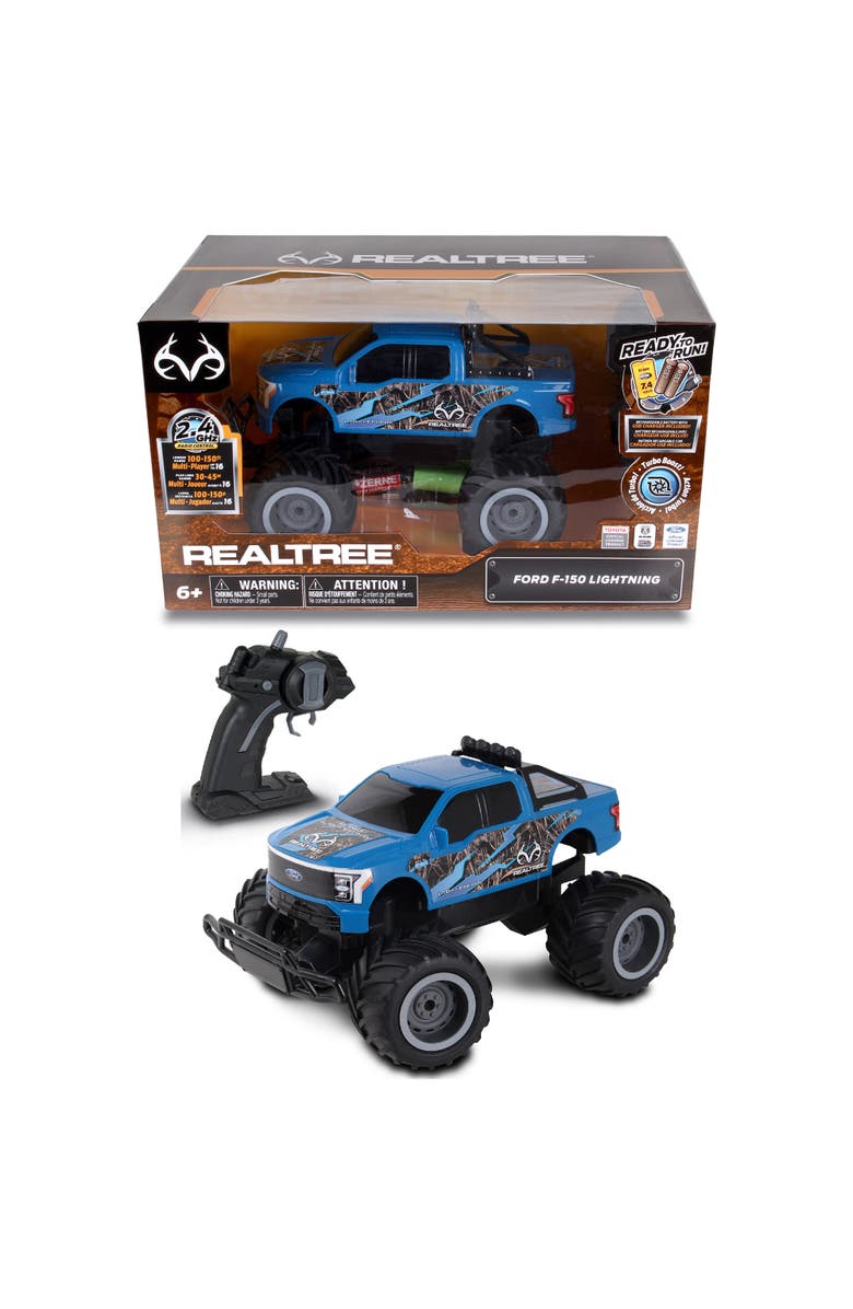REALTREE Rtr Rc Ford F150 Lightning Blue 2.4 Ghz High Performance, Alternate, color,