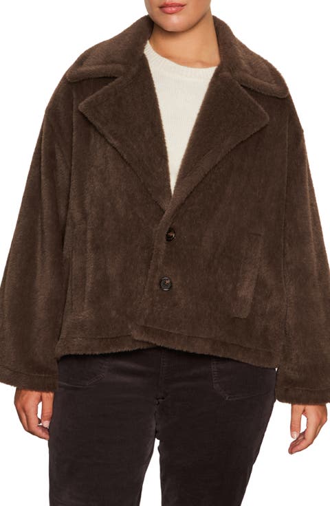 Colette Faux Fur Jacket (Plus)