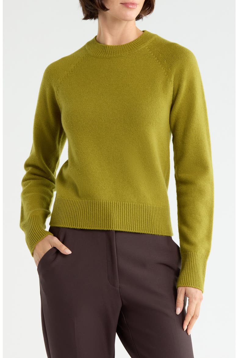 Ashtyn Cashmere Sweater, Main, color, MOSS