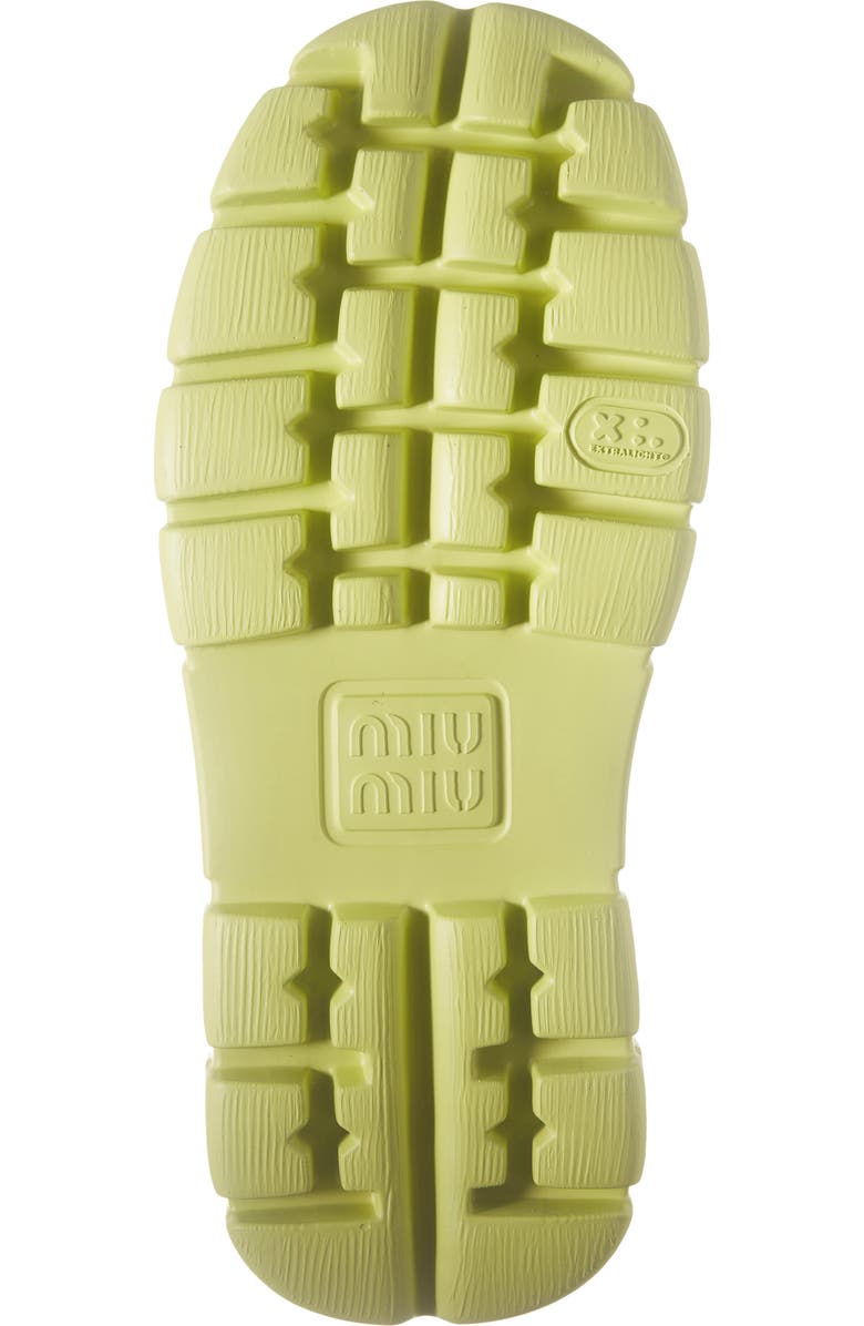 Miu Miu Tire Platform Fisherman Sandal, Alternate, color,