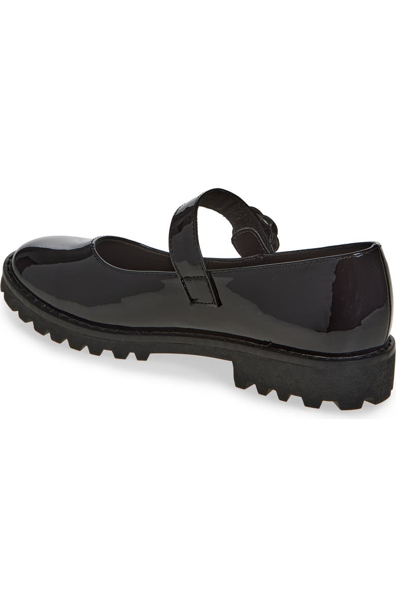 Harper Canyon Kids' Davianna Patent Mary Jane Flat, Alternate, color, Black