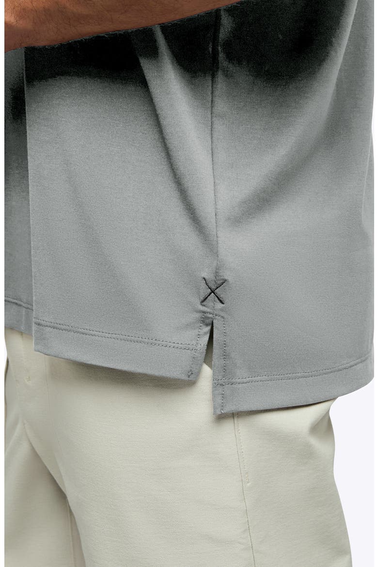 AO Split Hem T-Shirt, Alternate, color, METAL