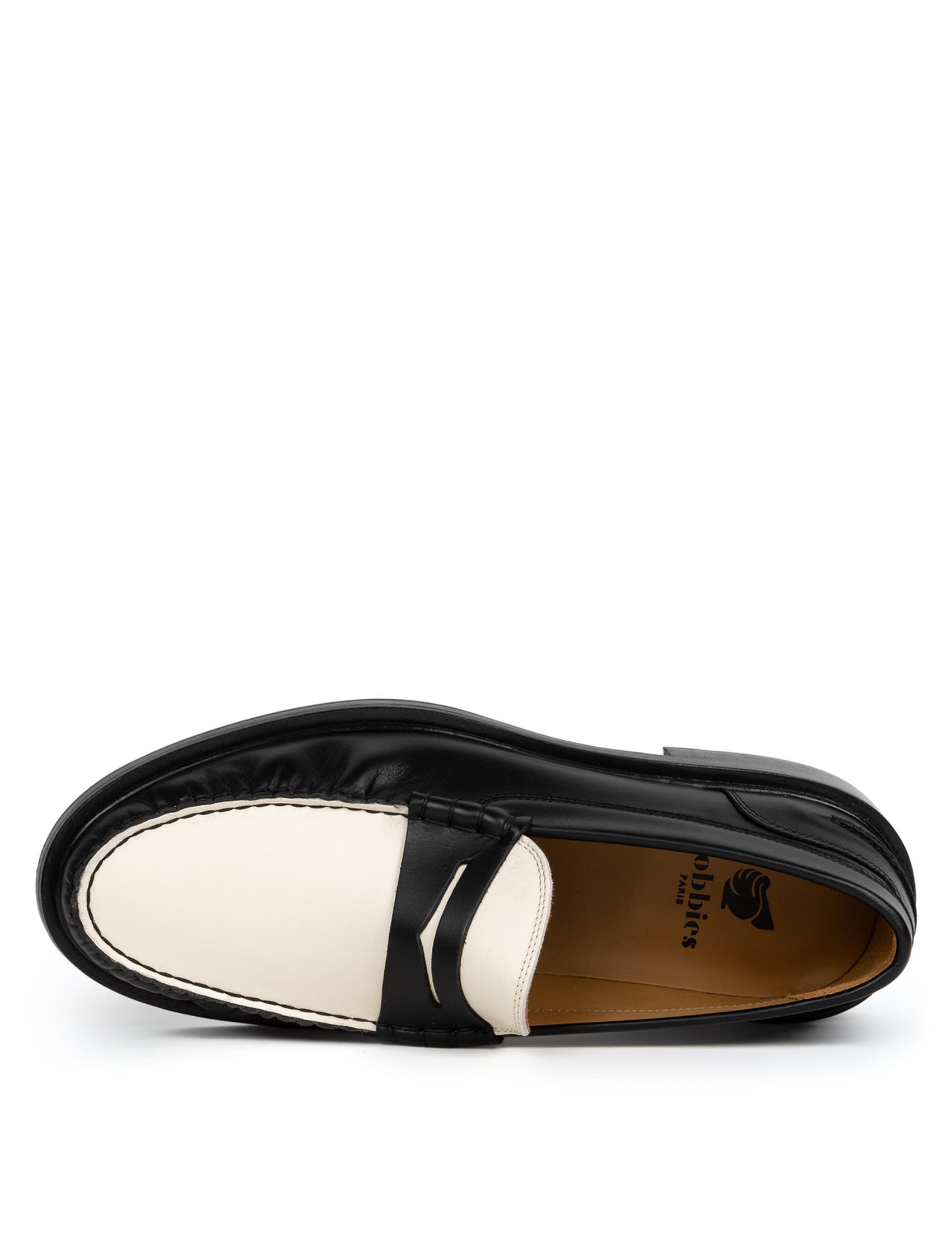 Allen Loafers, Alternate, color, Intense Black & Cream