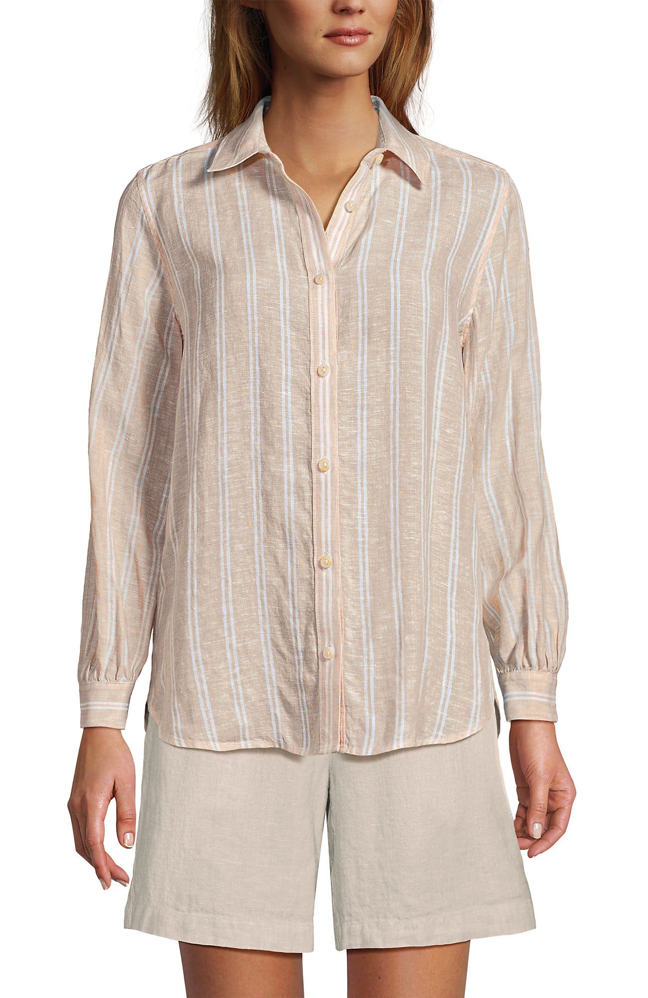 Champagne/White Double Stripe