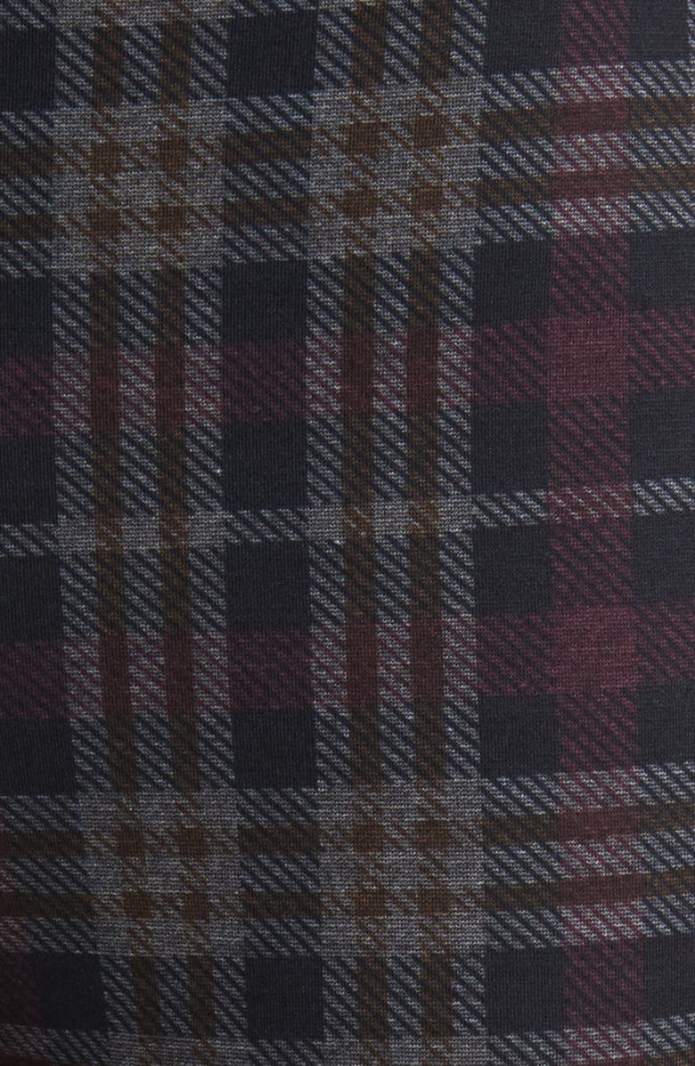 Anne Klein Plaid Slim Fit Ankle Pants, Alternate, color, 