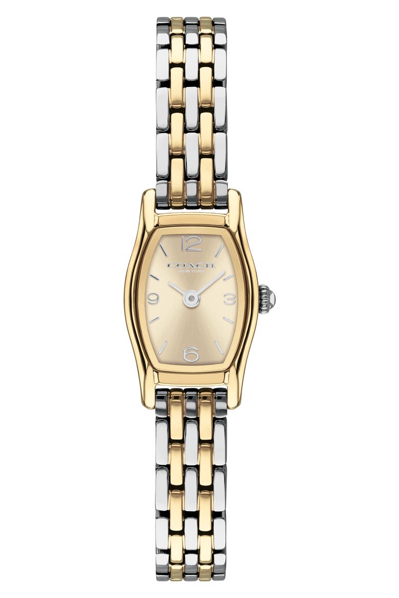 Greta Tonneau Bracelet Watch, 15.3mm x 30.5mm, Main, color, GOLD